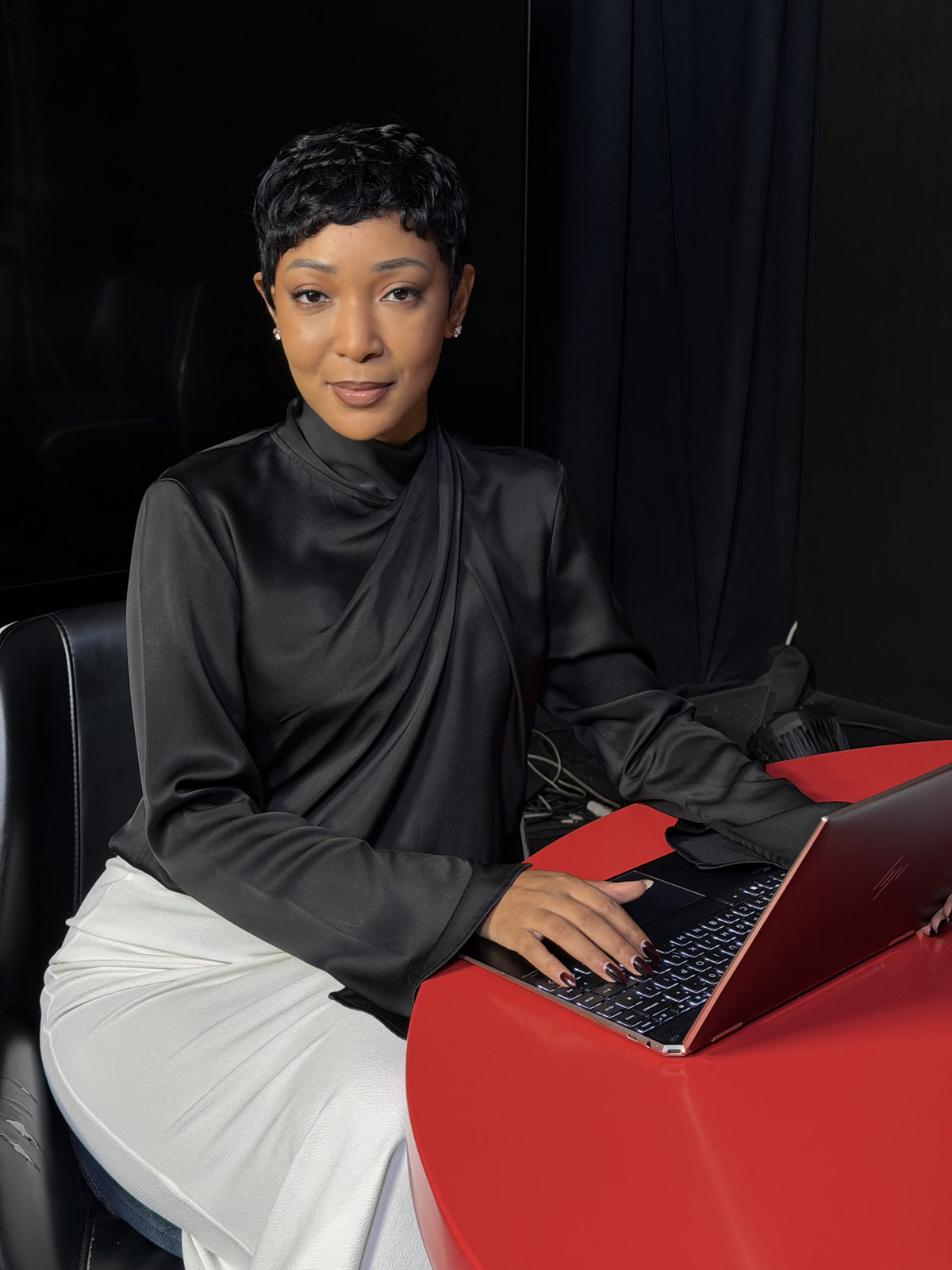 Yolanda Robert — close editorial portrait